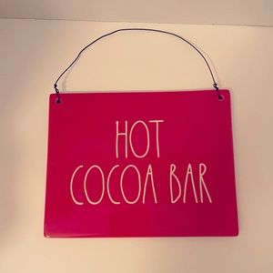Rae Dunn Hot Cocoa Bar Sign